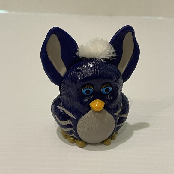 2005 Hasbro Furby Burger King Kids Meal Toy Promo Collectible Purple Gray - Picture 1 of 13
